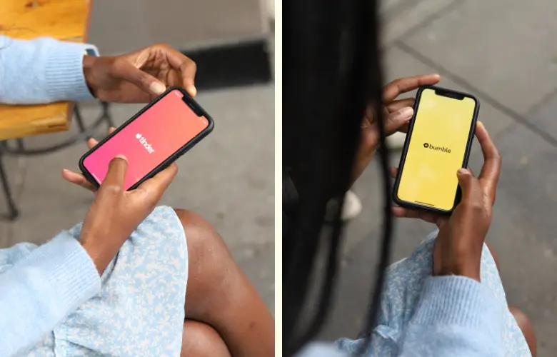 Tinder and Bumble Dating Apps