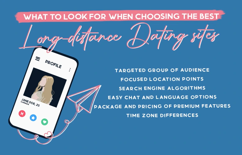 What to look for when choosing the best long-distance dating sites