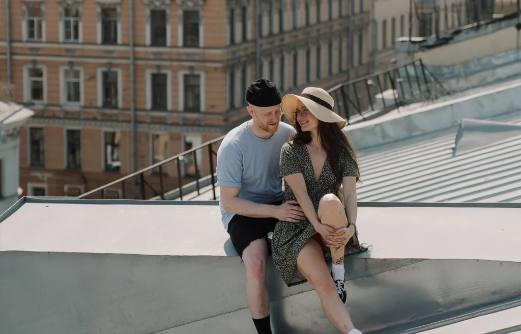 Having a deep communication with an American girlfriend