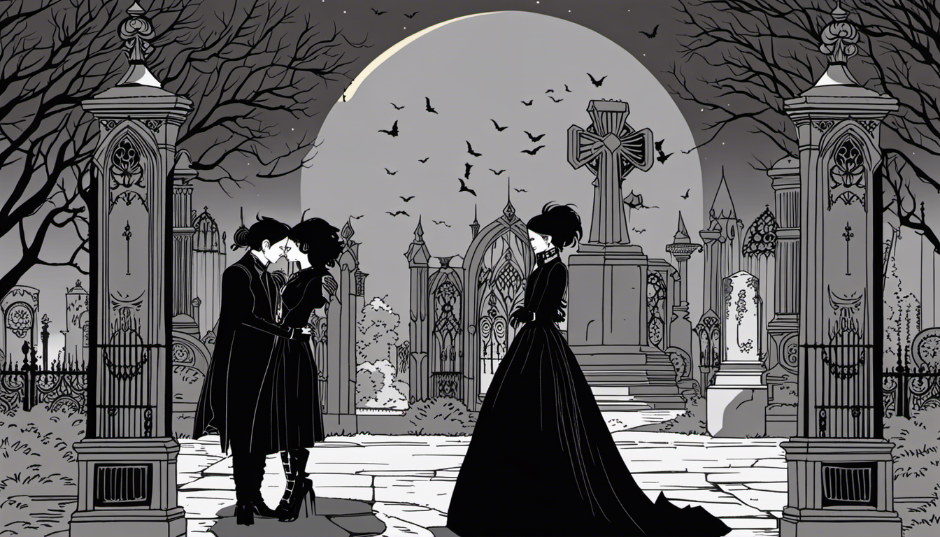 Goth Valentine Anime Coloring Book: Unleash Your Creativity with 20  Captivating Illustrations of Portraits of a Beautiful Anime Couple in This  Goth Valentine Theme Adult Coloring Book. by Gina Ivory | Goodreads